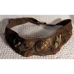 Italian Handmade  Leather Belt 42 inches long